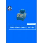 CENTRIFUGE EXTRACTOR ELECTRIC TEST