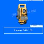 total station topcon gts 102 bekas
