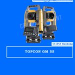 total station topcon gm 55 bekas