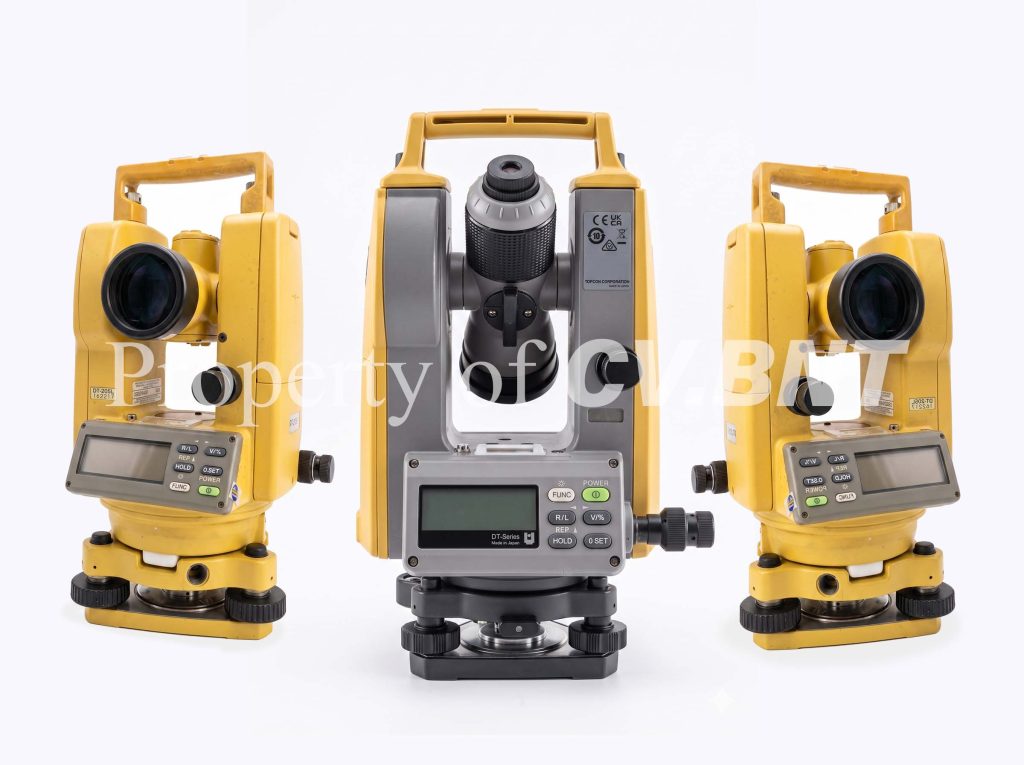 Apa itu alat survey Digital Theodolilte dengan merk Digital-Theodolite-Topcon-DT-309 Digital Theodolite Topcon DT-205L