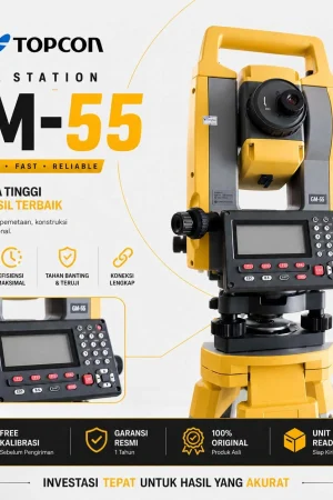 CV.BNT menjual kebutuhan alat survey total station topcpn gm-55 dengan harga terbaik di tahun 2026