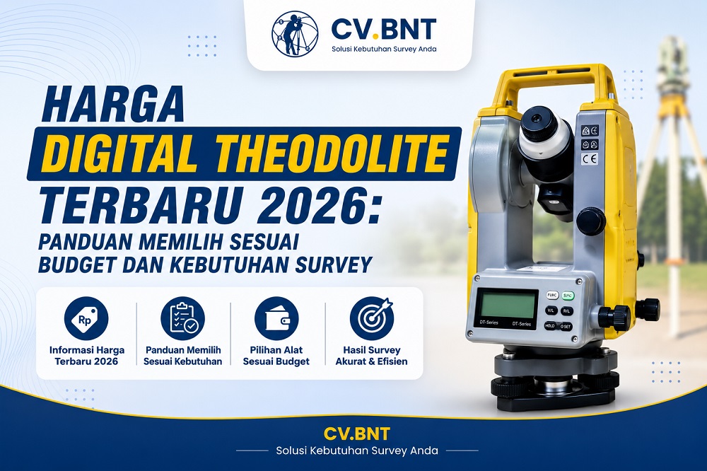 Harga digital theodolite terbaru 2026 untuk kebutuhan survey